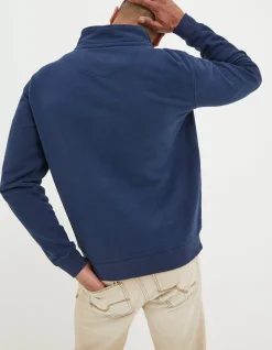 Men FatFace View All|Fowey Half Neck Sweatshirt