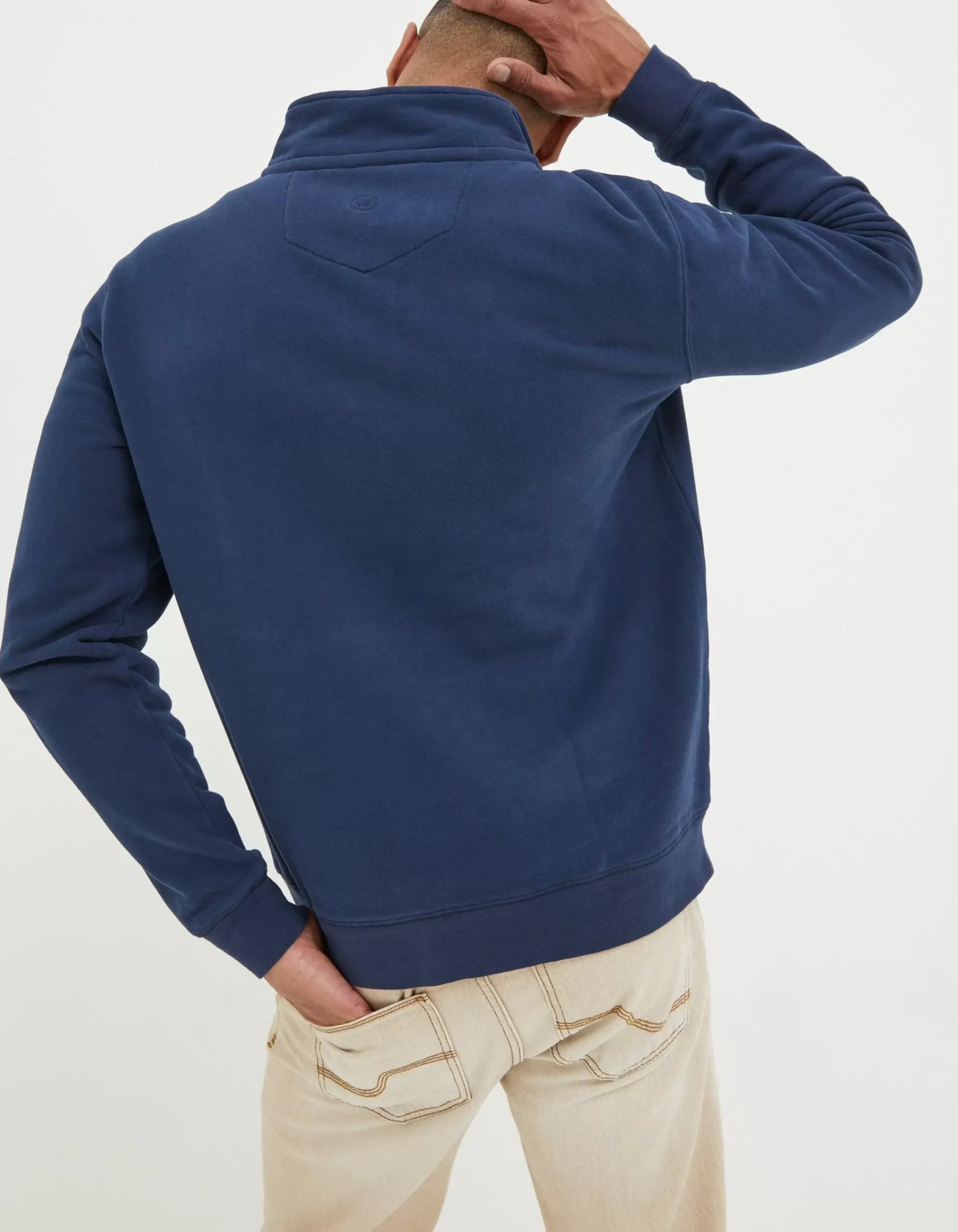 Men FatFace View All|Fowey Half Neck Sweatshirt