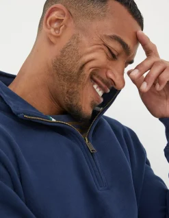 Men FatFace View All|Fowey Half Neck Sweatshirt