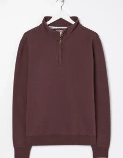 Men FatFace Sweatshirts & Hoodies|Fowey Half Neck Sweatshirt