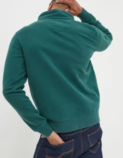 Men FatFace Sweatshirts & Hoodies|Fowey Half Neck Sweatshirt