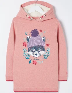 Girls FatFace View All|Fox Longline Sweat Hoodie