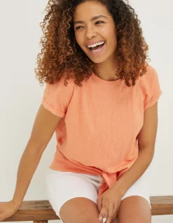 Women FatFace Tops & T-Shirts|Fran Tie Front Top
