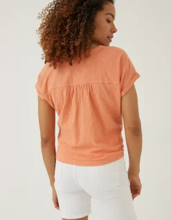 Women FatFace Tops & T-Shirts|Fran Tie Front Top