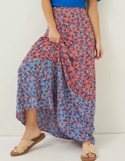 Women FatFace Skirts|Francesca Meadow Maxi Skirt
