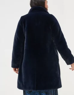 Women FatFace Coats & Jackets|Freya Faux Fur Long Coat