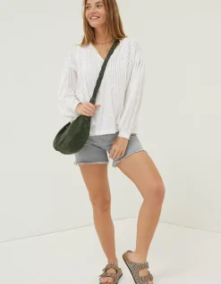 Women FatFace Shirts & Blouses|Freya Lace Blouse