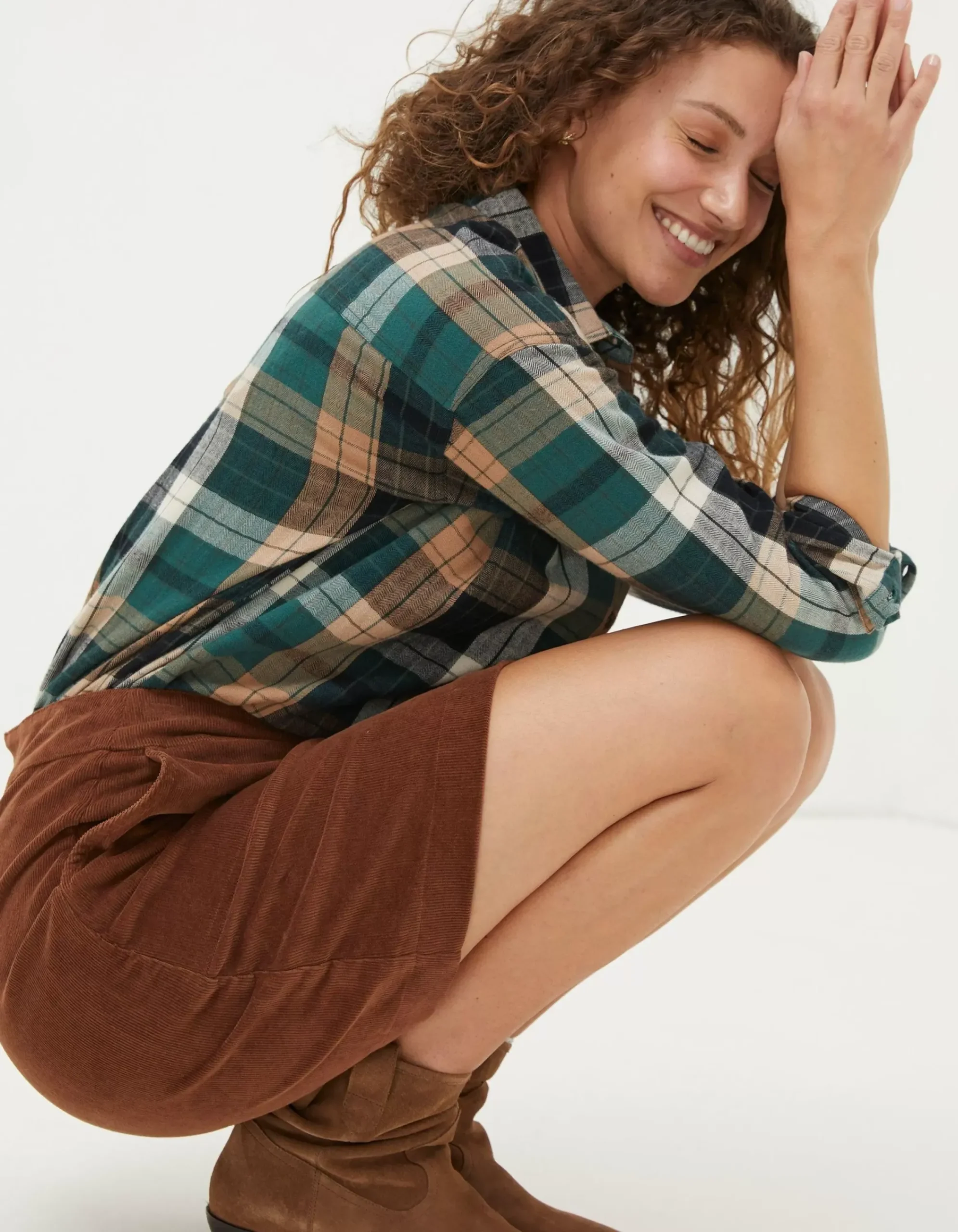 Women FatFace Shirts & Blouses|Frome Relaxed Check Shirt