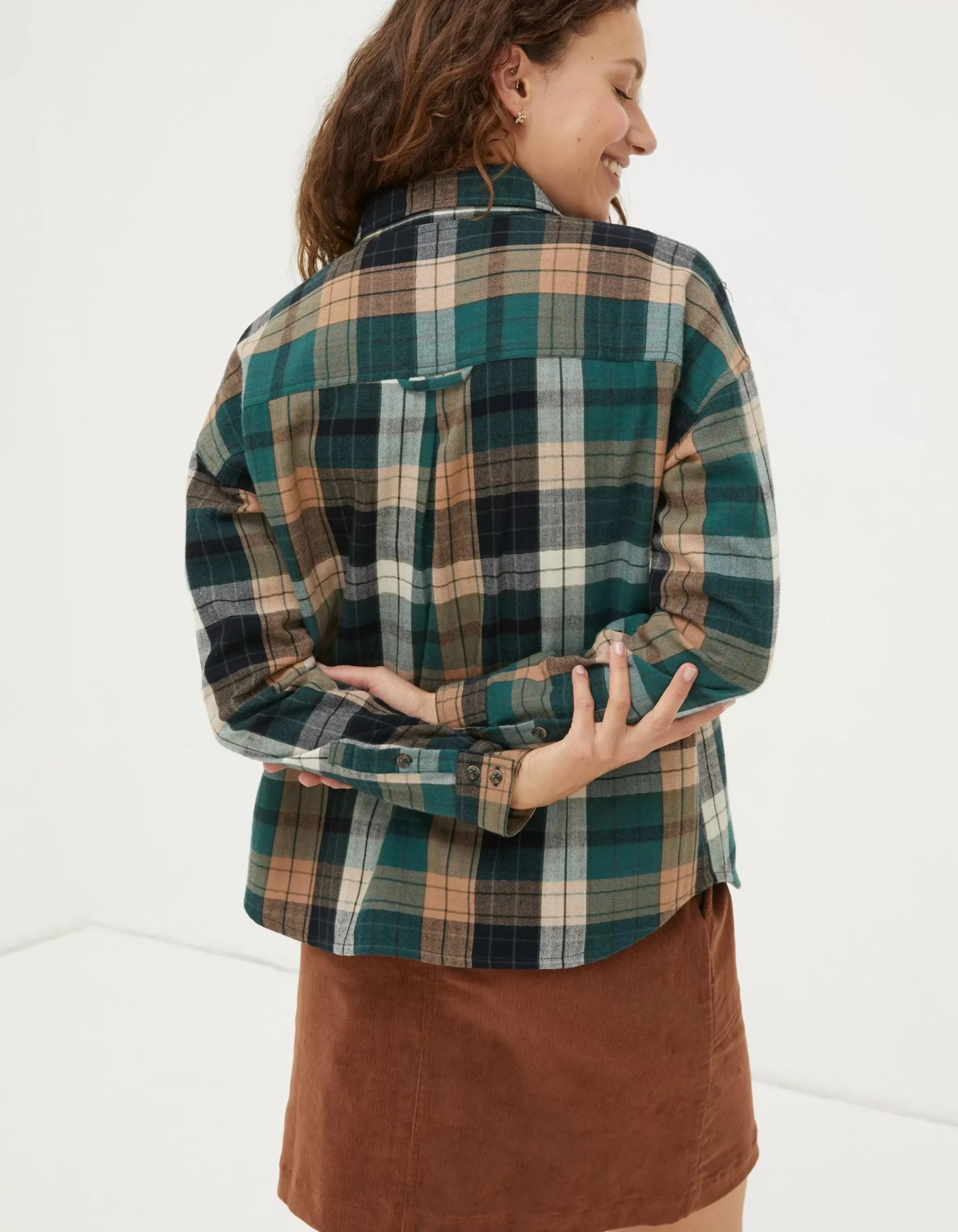 Women FatFace Shirts & Blouses|Frome Relaxed Check Shirt