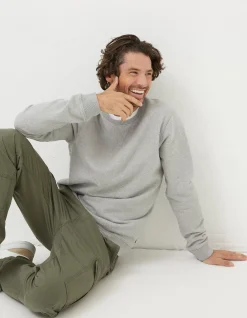Men FatFace View All|Frome Textured Crew Neck Sweatshirt