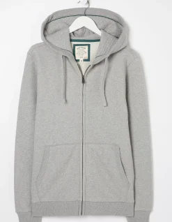 Men FatFace View All|Frome Textured Zip-Up Hoodie