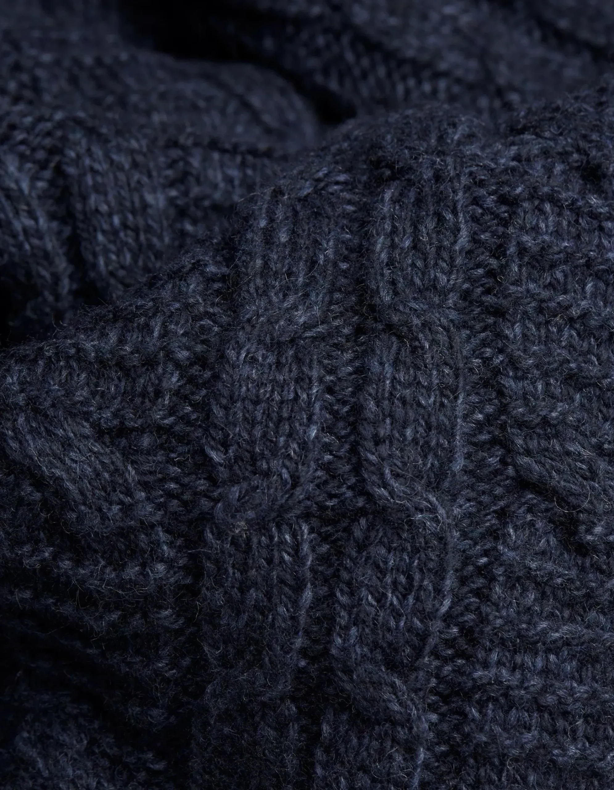 Men FatFace Knitwear|Funtley Cable Crew Jumper