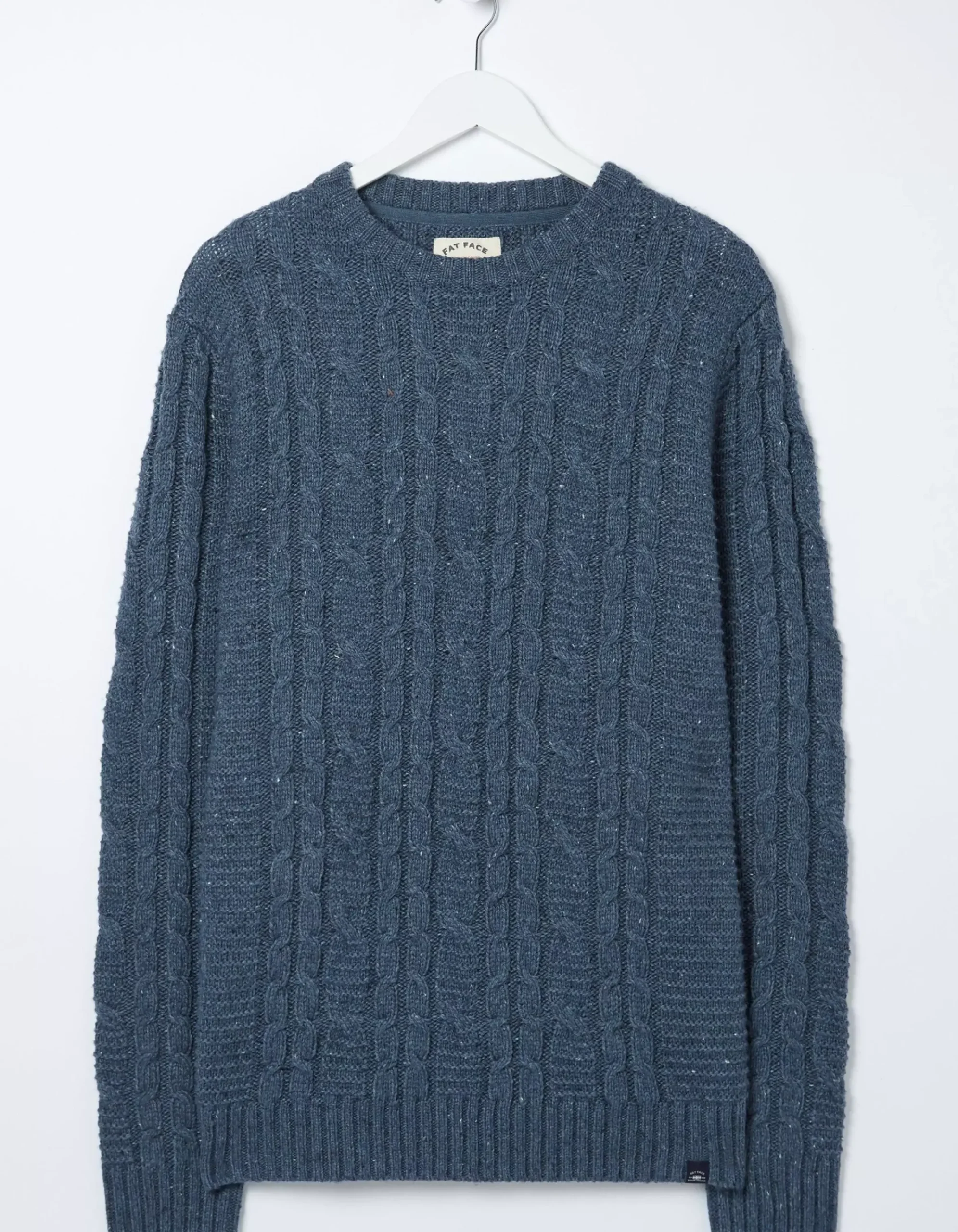 Men FatFace View All|Funtley Cable Crew Jumper