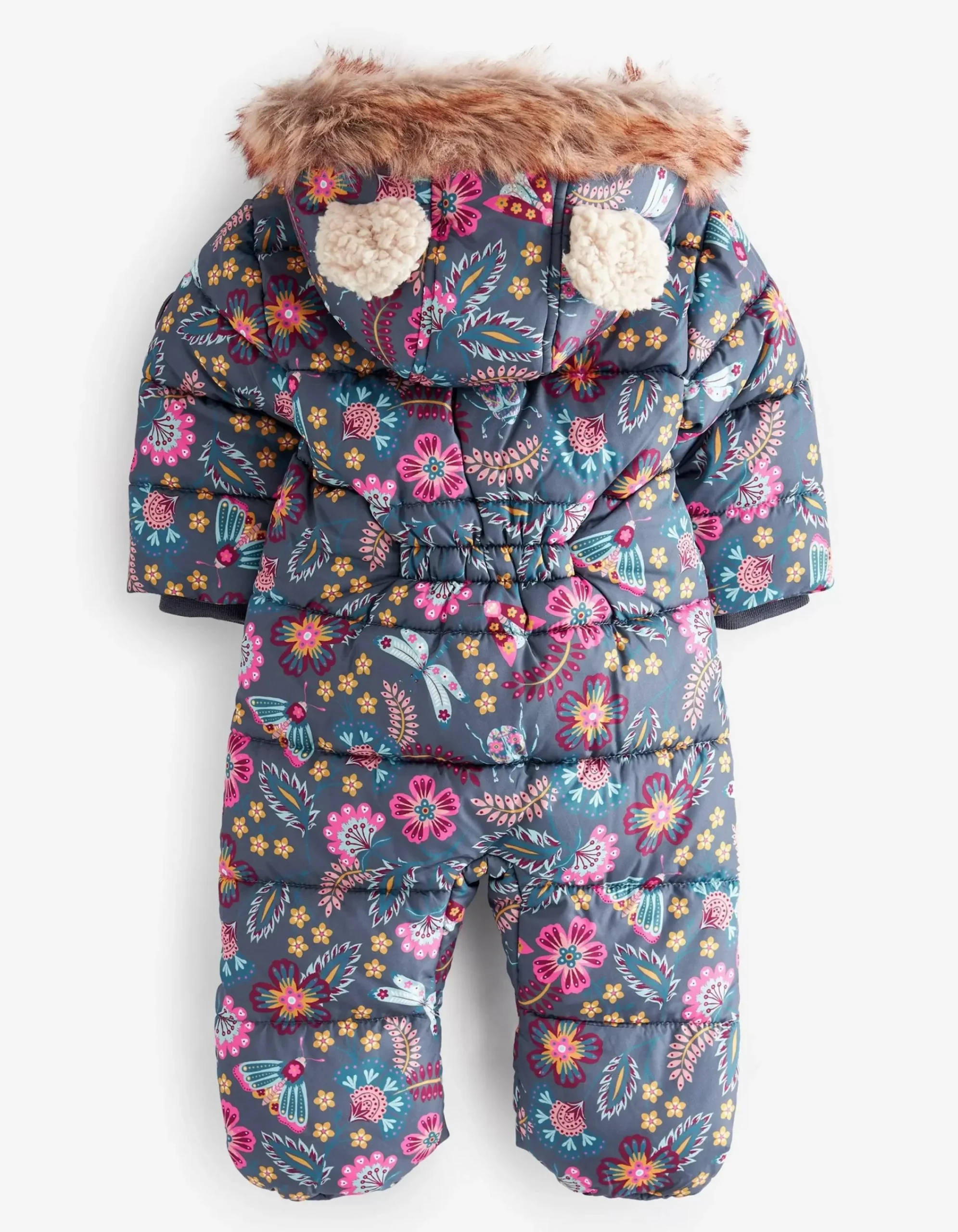Girls FatFace View All|Garden Floral Print Snowsuit