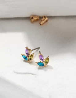 Women FatFace View All|Gem Leaf Studs