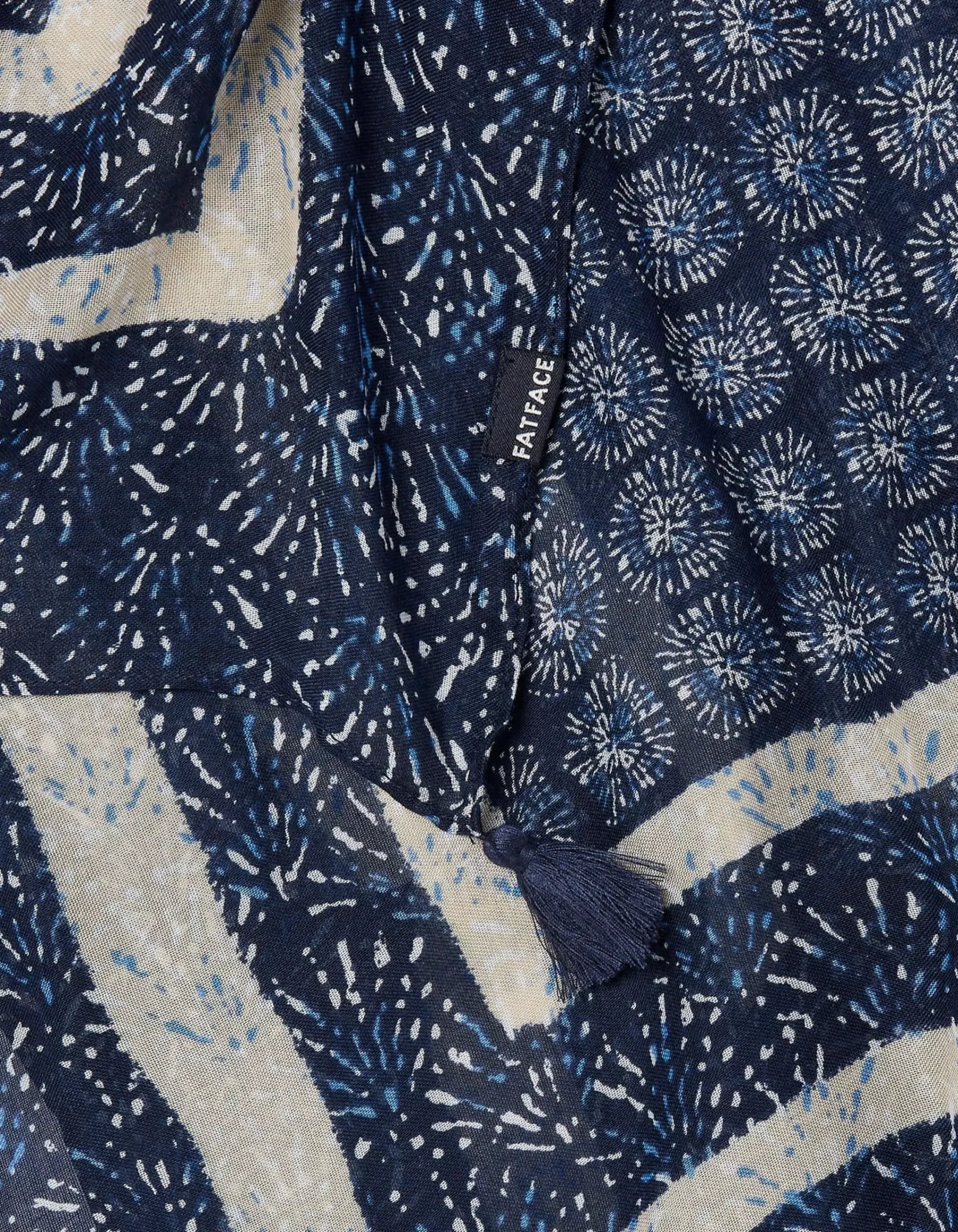 Women FatFace View All|Geo Border Scarf