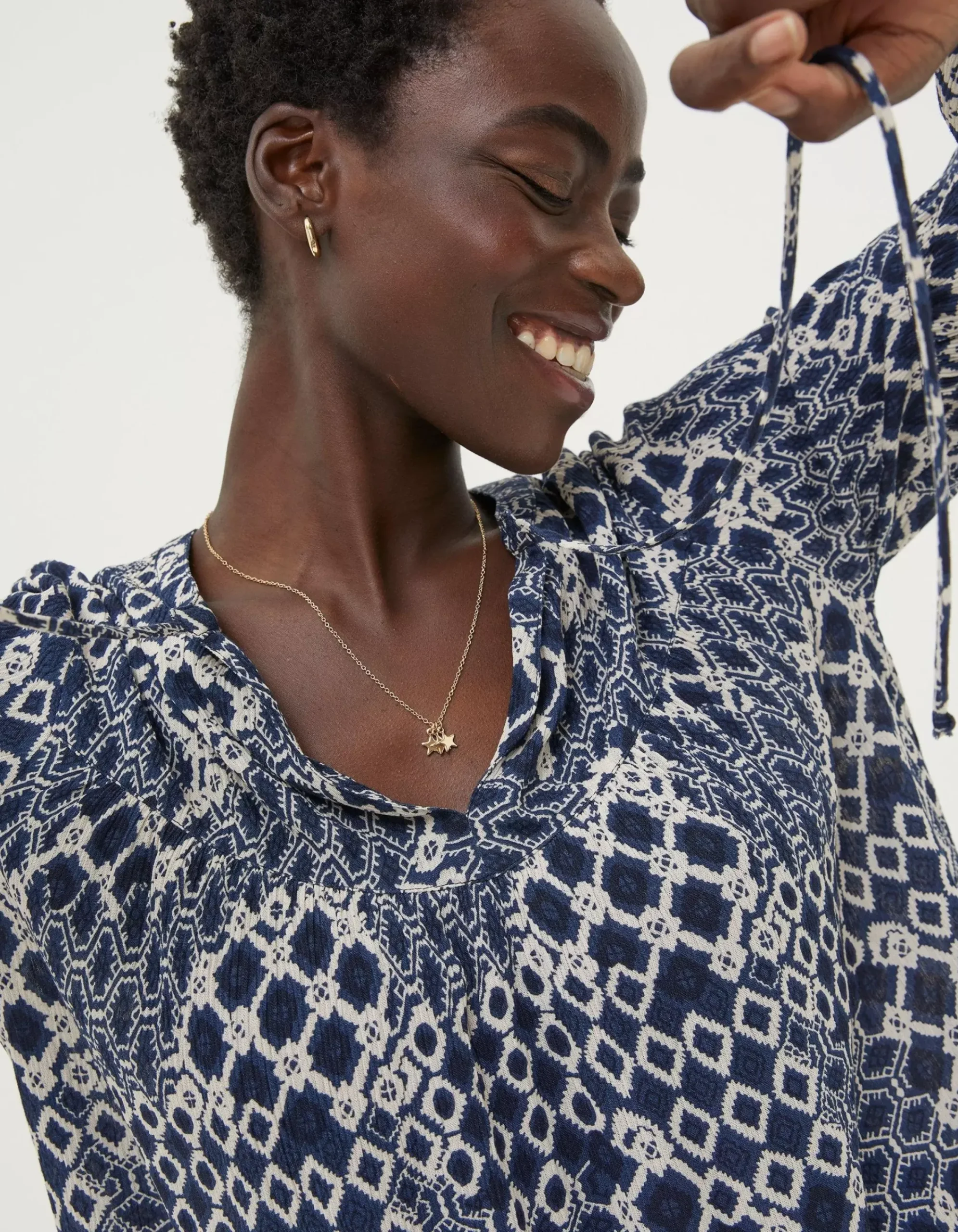 Women FatFace View All|Georgie Patchwork Geo Tunic