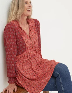 Women FatFace Shirts & Blouses|Gerry Craft Geo Tunic