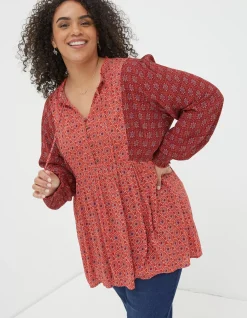 Women FatFace Shirts & Blouses|Gerry Craft Geo Tunic
