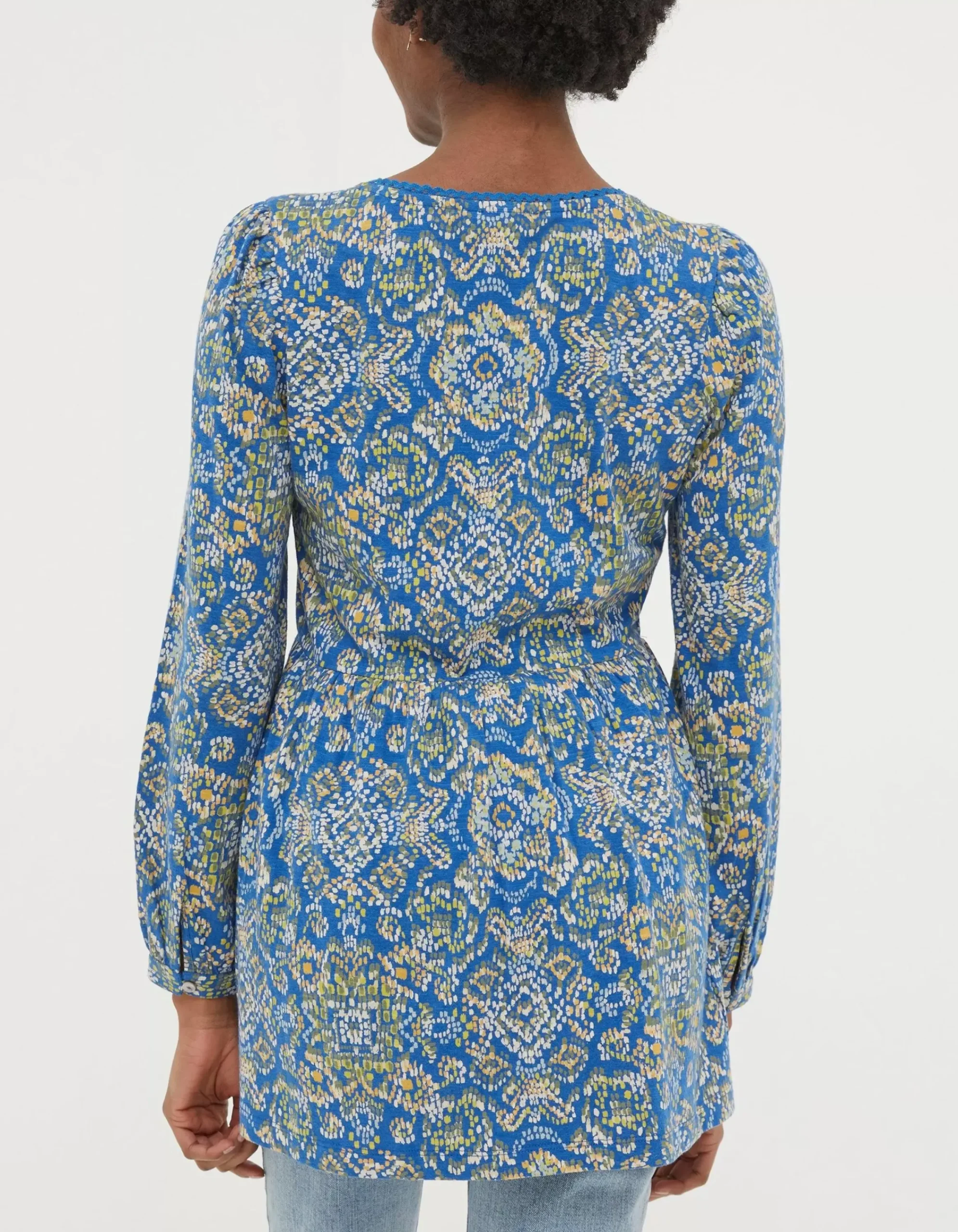 Women FatFace View All|Gina Aztec Texture Tunic