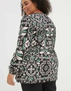 Women FatFace View All|Gina Mosaic Leaf Tunic
