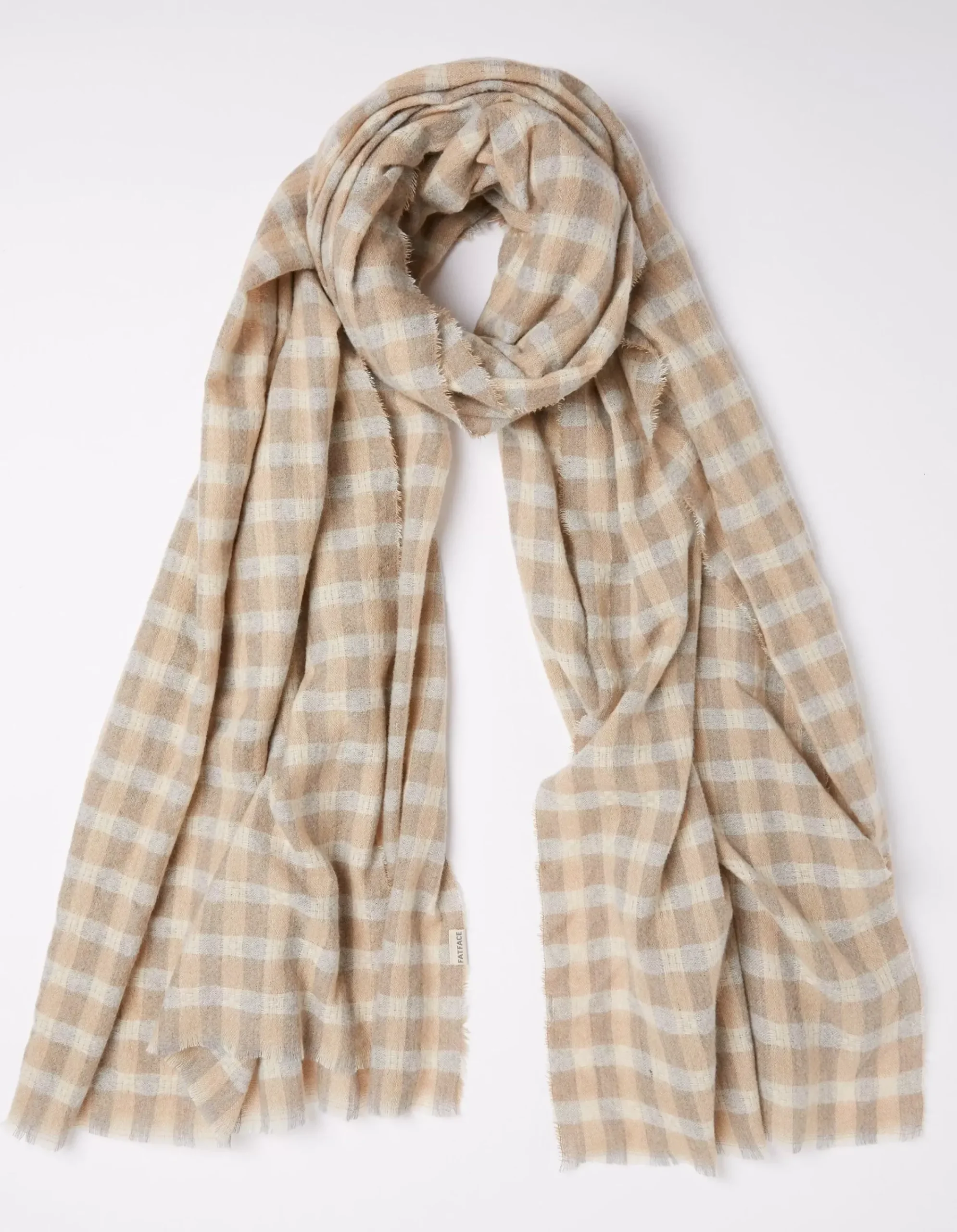 Women FatFace View All|Gingham Check Scarf