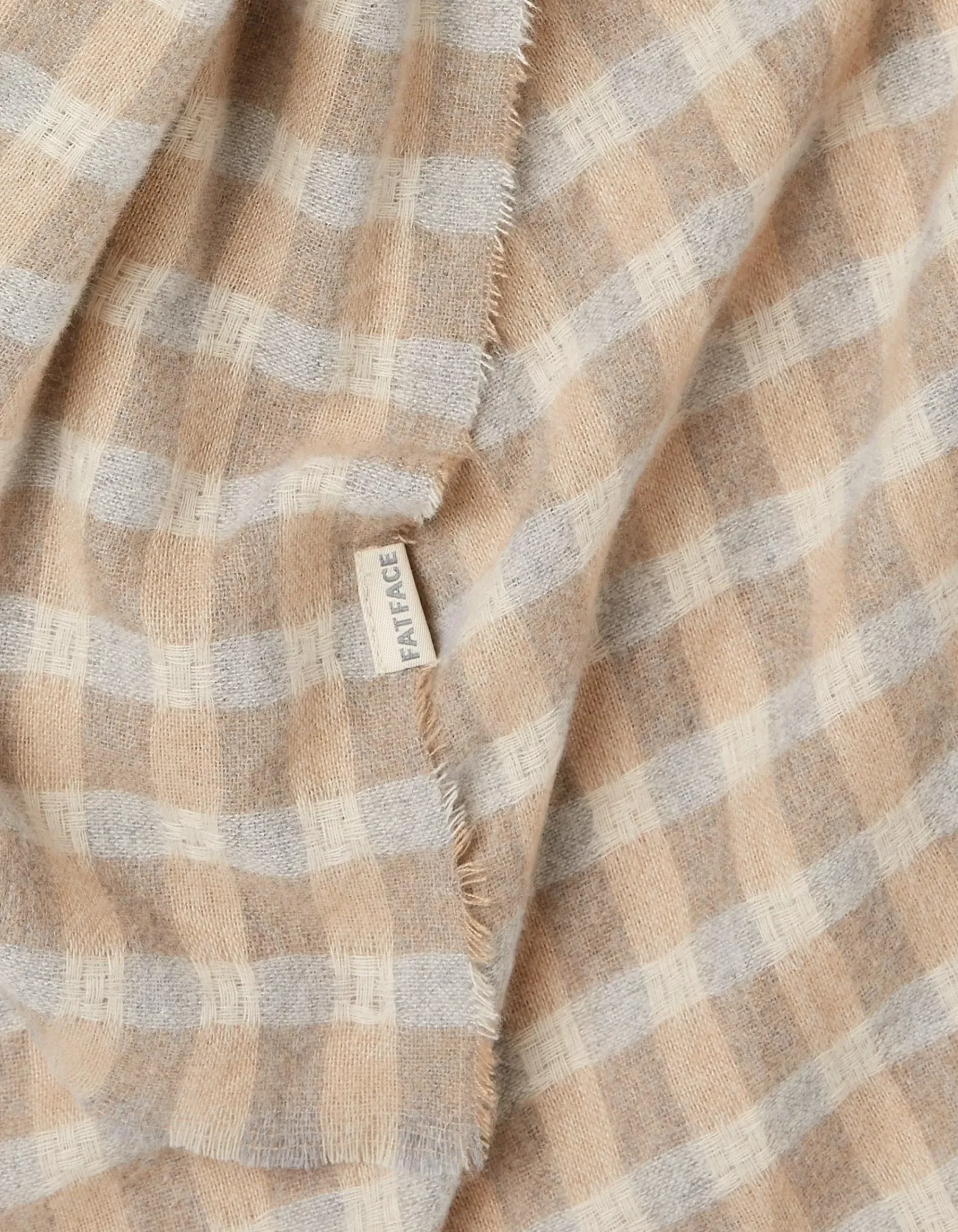 Women FatFace View All|Gingham Check Scarf