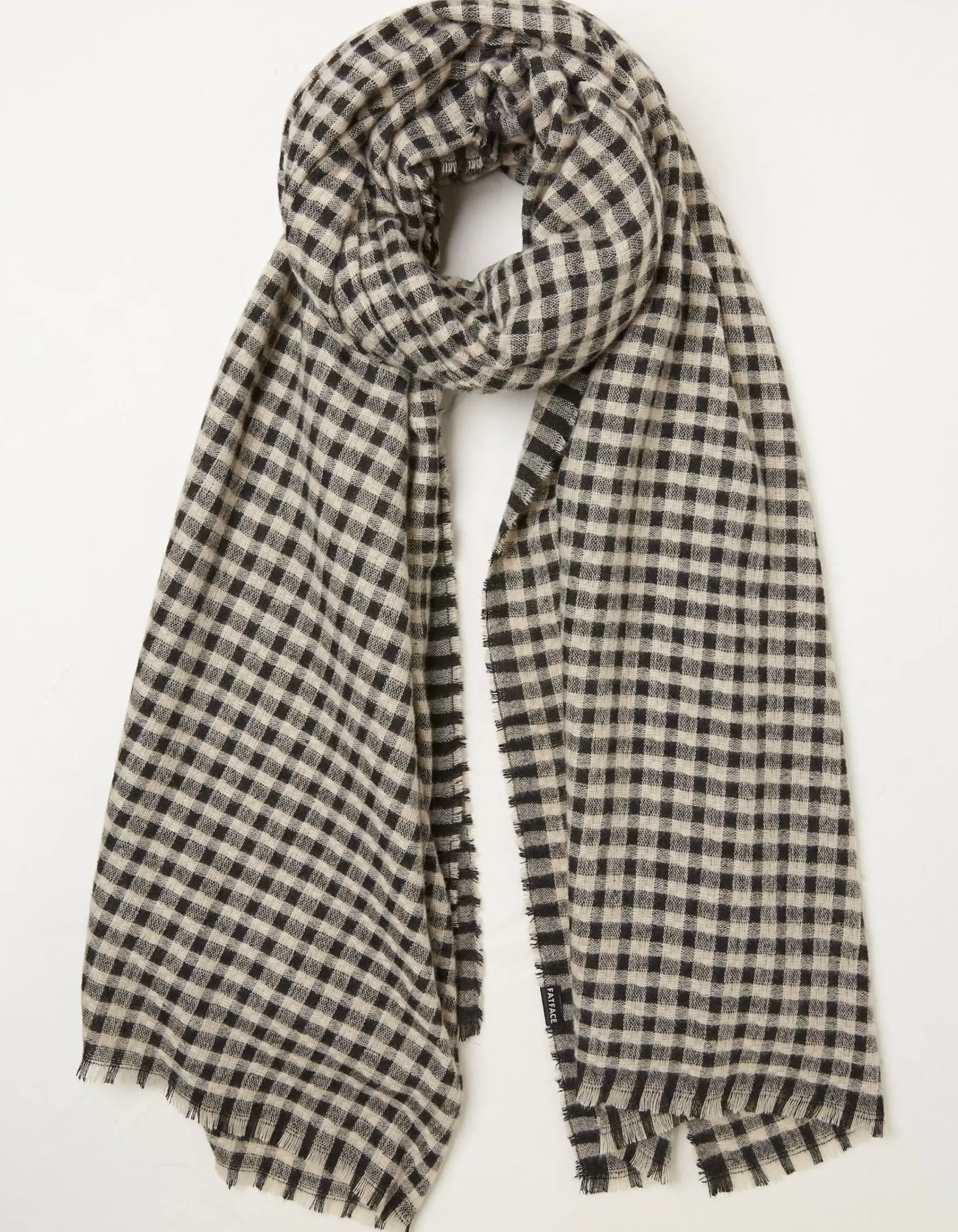 Women FatFace View All|Gingham Check Scarf