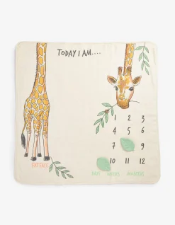 Baby FatFace View All|Giraffe Milestone Blanket