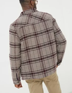 Men FatFace View All|Glen Check Overshirt