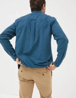 Men FatFace View All|Glynde Grid Check Shirt