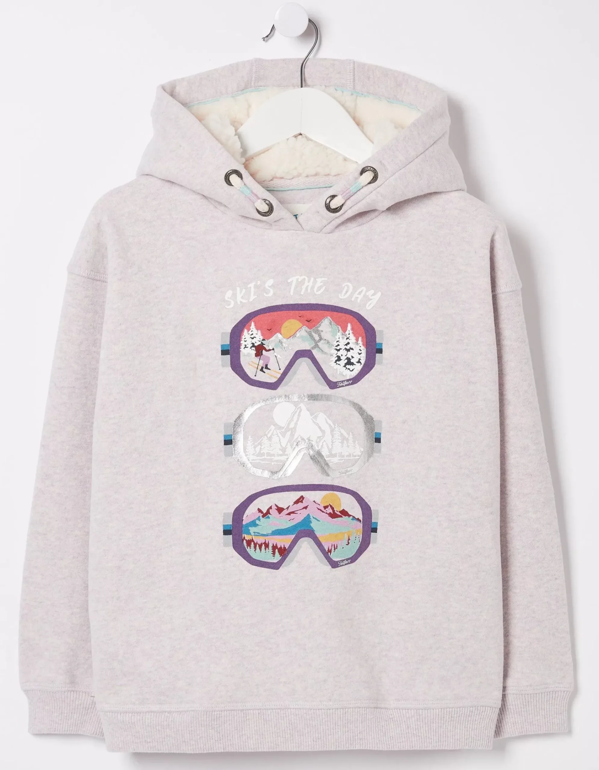 Girls FatFace View All|Goggles Popover Sweat Hoodie