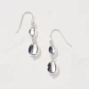Women FatFace View All|Hammered Drop Earrings