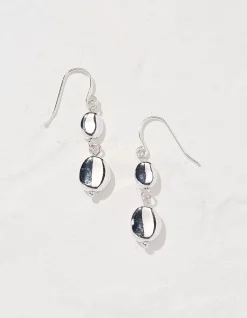 Women FatFace View All|Hammered Drop Earrings