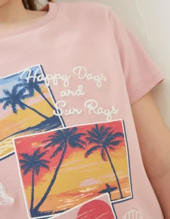Girls FatFace View All|Happy Days Graphic T-Shirt