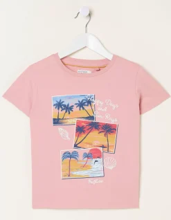 Girls FatFace View All|Happy Days Graphic T-Shirt