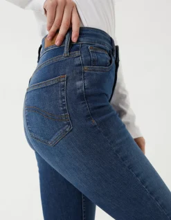 Women FatFace Jeans & Dungarees|Harlow High Waist Stretch Skinny Jeans