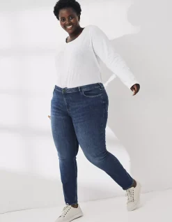 Women FatFace Jeans & Dungarees|Harlow High Waist Stretch Skinny Jeans