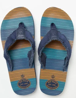 Men FatFace View All|Harris Stripe Flip Flops