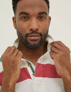 Men FatFace T-Shirts|Hastings Block Stripe Polo