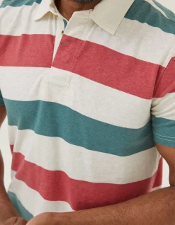 Men FatFace T-Shirts|Hastings Block Stripe Polo