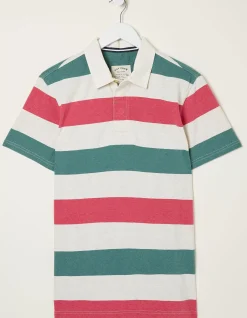 Men FatFace T-Shirts|Hastings Block Stripe Polo