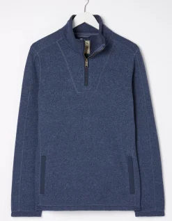 Men FatFace Sweatshirts & Hoodies|Haxby Fleece Half Neck Sweatshirt