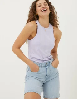 Women FatFace Tops & T-Shirts|Haylee Rib Vest