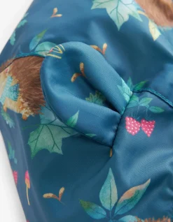 Girls FatFace View All|Hedgehog Print Puddlesuit