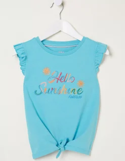 Girls FatFace View All|Hello Sunshine Graphic T Shirt