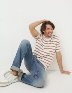Men FatFace T-Shirts|Henford Stripe T-Shirt