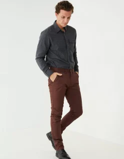 Men FatFace Trousers & Chinos|Heyshott Slim Stretch Chino