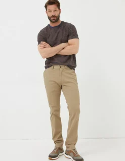 Men FatFace View All|Heyshott Slim Textured Chinos