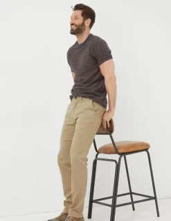 Men FatFace View All|Heyshott Slim Textured Chinos